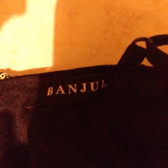 Banjul Silver Sparkly Sexy Low Cut Dress Elegant - Picture 7 of 8